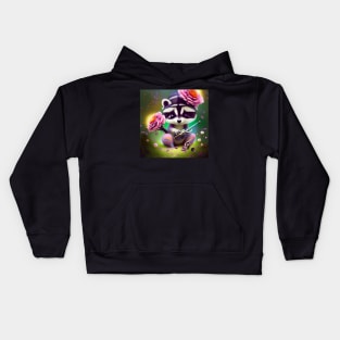 Racoon Fairy Kids Hoodie